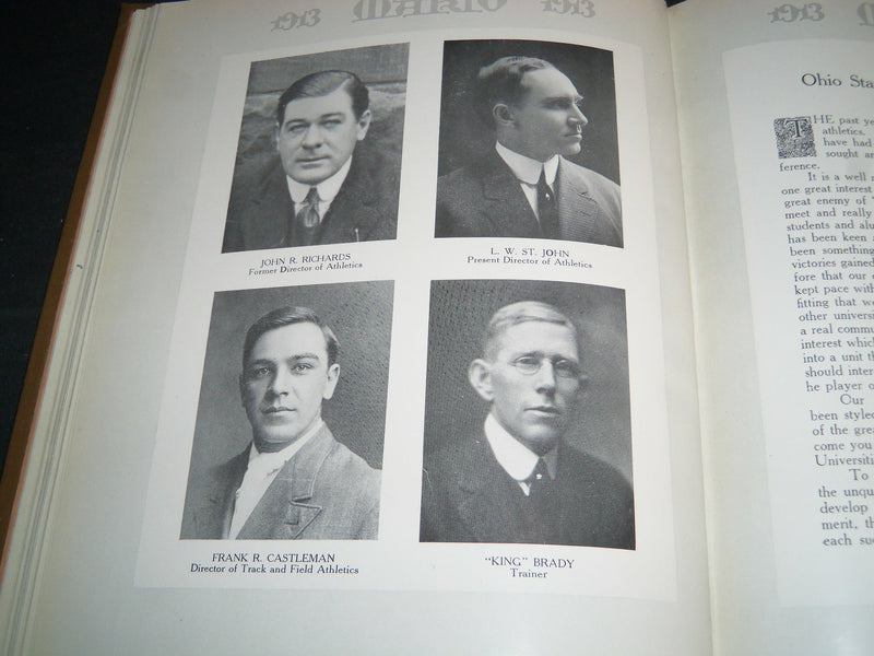1913 MAKIO THE OHIO STATE UNIVERSITY YEARBOOK - BUCKEYES FOOTBALL - YB 1749