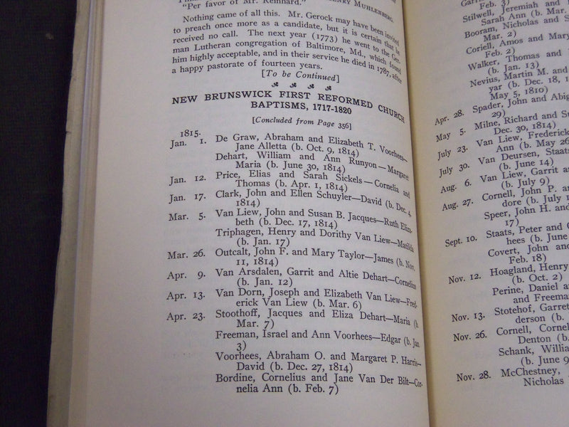 1928-1954 PROCEEDINGS OF THE NEW JERSEY HISTORICAL SOCIETY LOT OF 2 - O 1662G