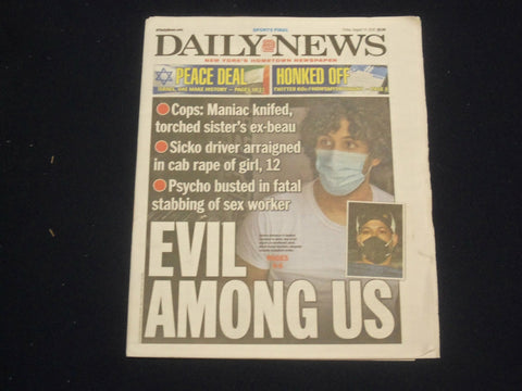 2020 AUGUST 14 NEW YORK DAILY NEWS NEWSPAPER - ISRAEL & UAE SIGN PEACE DEAL