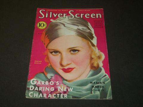 1932 MARCH SILVER SCREEN MOVIE MAGAZINE - MARIAN MARSH COVER - M 337