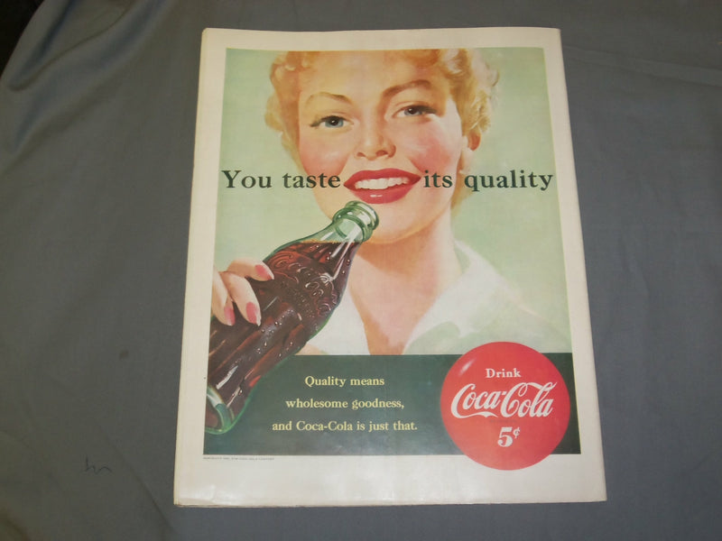 1951 FEB 17 COLLIER'S MAGAZINE - HERBERT HOOVER - COCA-COLA AD ON BACK - B 6428
