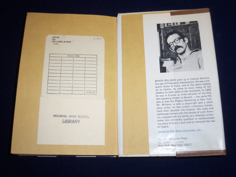 1969 CUBA THE CONTINUING REVOLUTION HARDCOVER BOOK BY BYRON WILLIAMS - KD 1417D