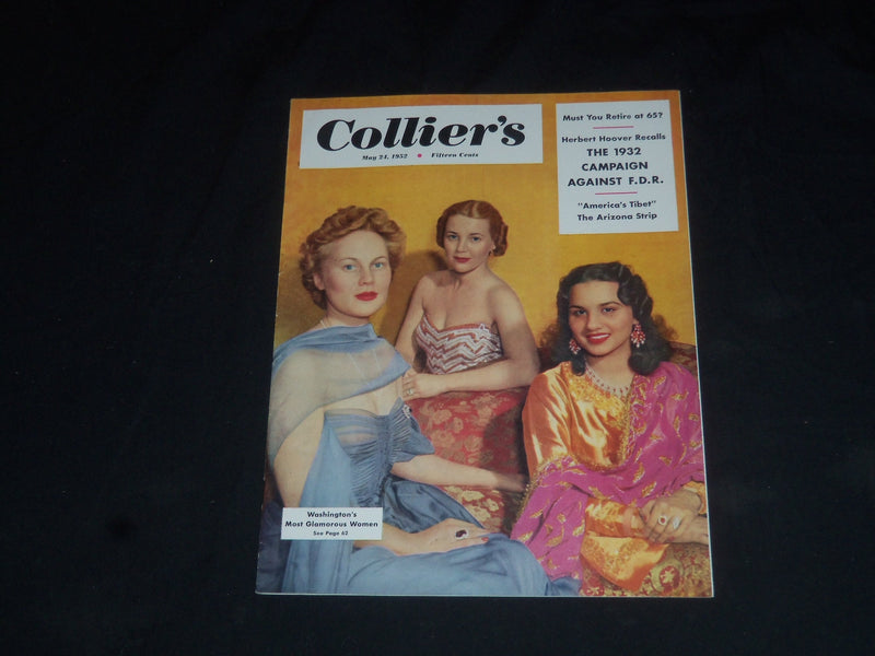 1952 MAY 24 COLLIER'S MAGAZINE - WASHINGTON'S MOST GLAMOROUS WOMEN - SP 8399