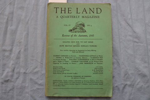 1945 AUTUMN THE LAND - A QUARTERLY MAGAZINE - SOFTCOVER - K 3203
