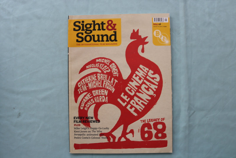 2008 MAY SIGHT & SOUND MAGAZINE - THE LEGACY OF 68 COVER - E 19459