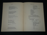 1975 SATURDAY NIGHT POEMS 1960-1961 BOOK BY BILL BERKSON - SOFTCOVER - KD 5427
