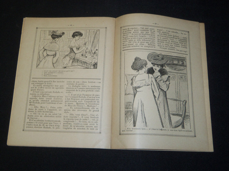 1911 ALMANACH DE LA GAUDRIOLE BOOK - FRENCH - NICE ILLUSTRATIONS - J 5476
