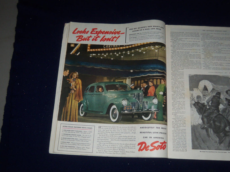 1939 APRIL 8 THE SATURDAY EVENING POST MAGAZINE - ILLUSTRATED COVER - SP 5510
