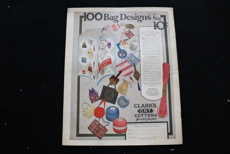 1925 DECEMBER NEEDLECRAFT MAGAZINE - A BEAUTIFULLY ILLUSTRATED COVER - E 9904