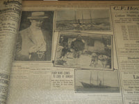 1909 SEPTEMBER 7 THE BOSTON HERALD - PEARY WIRES WORD HE HAS FOUND POLE - BH 204