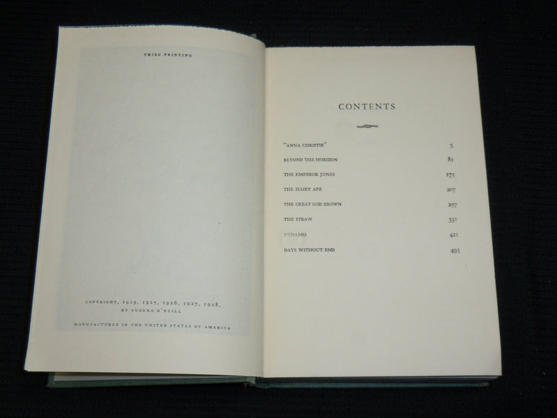 1928-1934 THE PLAYS OF EUGENE O'NEILL BOXED SET OF 3 - THIRD PRINTING - KD 5402I
