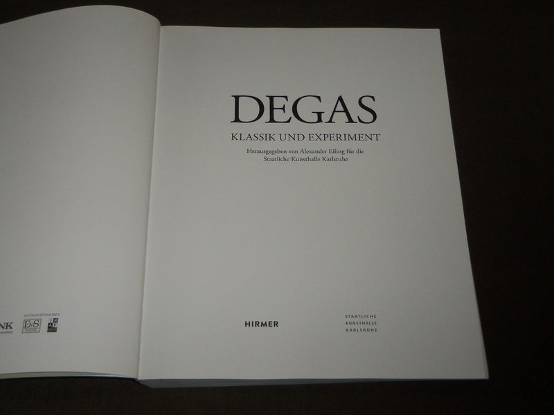 2014 DEGAS KLASSIK UND EXPHARDCOVER GERMAN BOOK - GREAT PRINTS - I 1678