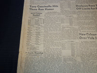 1945 MAY 7 TAUNTON DAILY GAZETTE NEWSPAPER - EUROPEAN WAR OVER - NT 9465