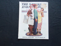 1933 JANUARY 28 THE SATURDAY EVENING POST MAGAZINE - ILLUSTRATED COVER - SP 1498