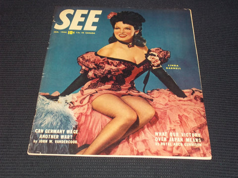 1946 JANUARY SEE MAGAZINE - LINDA DARNELL FRONT COVER - E 20019
