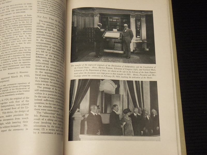 1947 THE STORY UP TO NOW THE LIBRARY OF CONGRESS 1800-1946 INSCRIBED BOOK- K 573