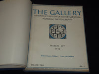 1933-1937 THE GALLERY PHOTOGRAPHY MAGAZINE BOUND VOLUMES NO. 1-5 - KD 655