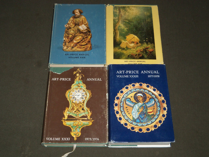 1973-1978 ART-PRICE ANNUAL BOOKS LOT OF 4 - KD 1983B