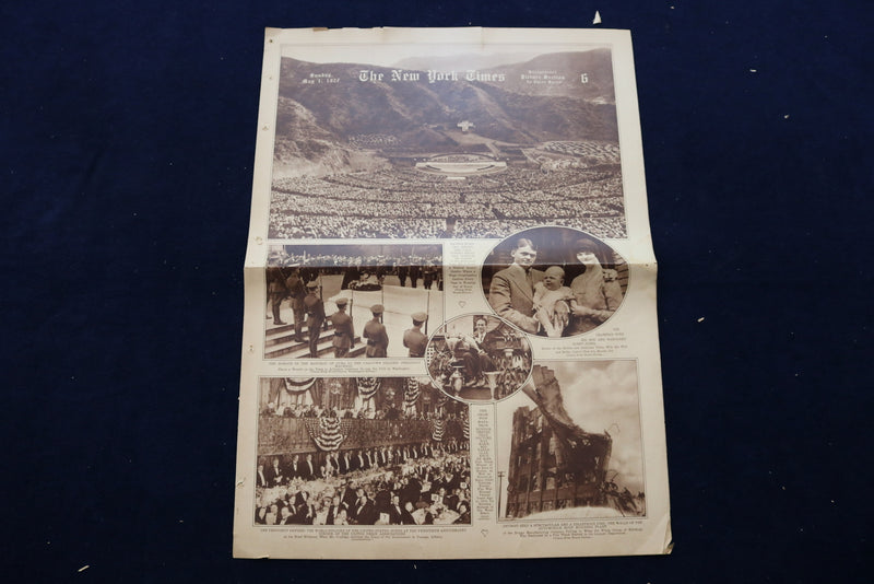 1927 MAY 1 NEW YORK TIMES PICTURE SECTION - BOBBY JONES - NP 8882