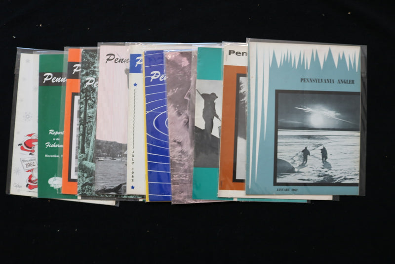 1962 PENNSYLVANIA ANGLER MAGAZINE - COMPLETE YEAR - LOT OF 12 - O 3747