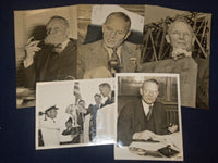 1920'S - 1940'S WIRE PHOTOS OF REAR ADMIRAL EMORY S. LAND LOT OF 18 - J 1800