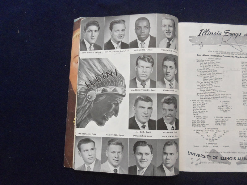 1952 OCTOBER 11 FOOTBALL PROGRAM - UNIV WASHINGTON VS. UNIV ILLINOIS - SP 5454P