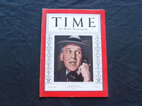 1938 JULY 11 TIME MAGAZINE - WALTER WINCELL - T 619