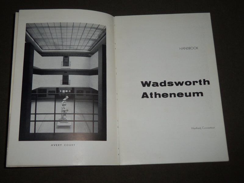 1958 WADSWORTH ATHENEUM HANDBOOK CATALOG - HARTFORD CONNECTICUT - KD 5001