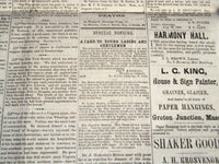 1860 AUGUST 30 RAILROAD MERCURY - LINCOLN - GROTON JUNCTION MASS - NP 614I