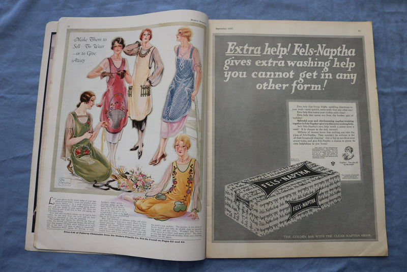 1925 SEPTEMBER THE MODERN PRISCILLA MAGAZINE-ILLUSTRATIONS/STORIES/ADS- SP 4782Y
