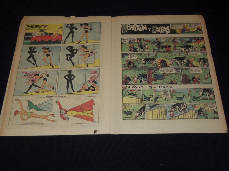 1955 DIARIO DE COSTA RICA SUNDAY COLOR COMCIS LOT OF 9 - SUPERMAN - NP 2152U