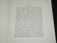 1909 COLONEL JOHN QUINCY OF MOUNT WOLLASTON SOFTCOVER BOOK - J 7084
