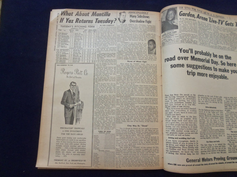 1965 MAY 25 BOSTON RECORD AMERICAN NEWSPAPER-WILLIS BILL WINS KEY TEST - NP 6298
