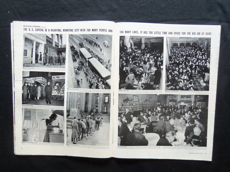 1943 JANUARY 4 LIFE MAGAZINE - ASSISTANT TO THE PRESIDENT JIMMYBYMES - L 320