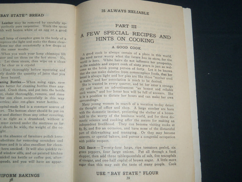 1913 BAY STATE MILLING COMPANY BREVITIES BOOK - WINONA MINNESOTA - J 4861