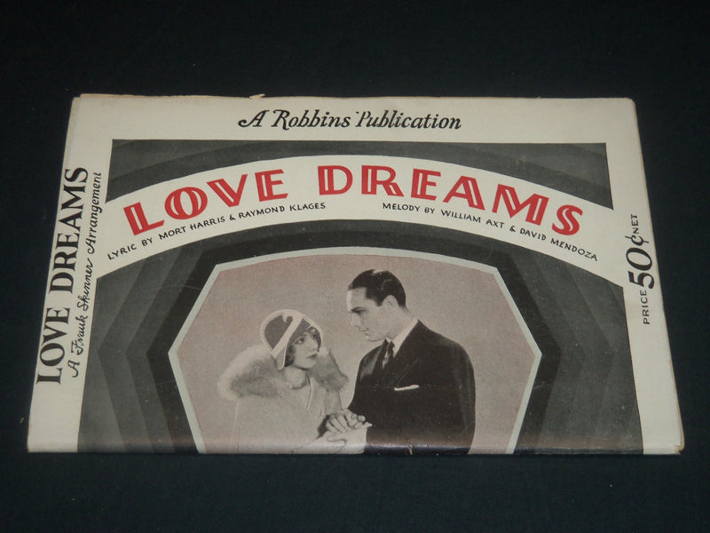 1928 LOVE DREAMS - ALIAS JIMMY VALENTINE MUSIC FOLIO - WILLIAM HAINES - J 5656