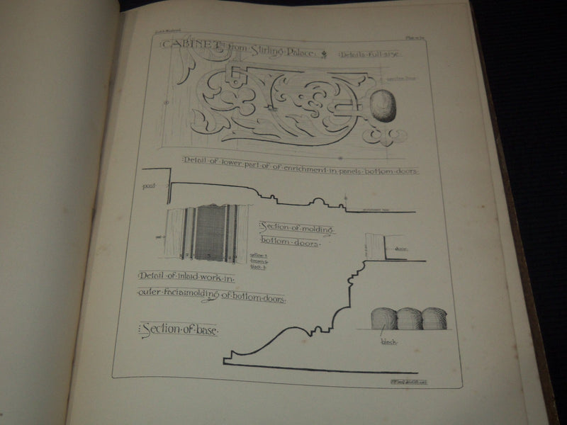 1870'S SCOTTISH WOODWORK XVI & XVII CENTURIES VOLUME #175 OF 250 - Z 229