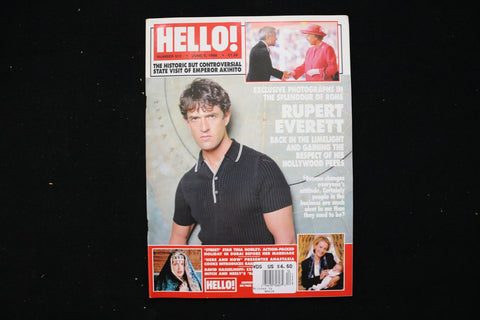 1998 JUNE 6 HELLO! MAGAZINE - RUPERT EVERETT COVER - E 25763