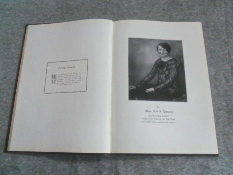 1929 THE HOOT PARK RIDGE HIGH SCHOOL YEARBOOK - PARK RIDGE, NEW JERSEY - YB 2895