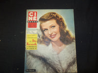 1957 JANUARY 11 CINE REVUE FRENCH MAGAZINE - RITA HAYWORTH COVER - E 24738