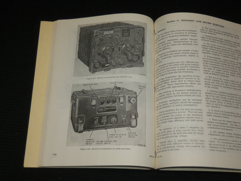 1951-1952 DEPARTMENT OF THE ARMY ELECTRONICS MANUALS LOT OF 4 - O 2434