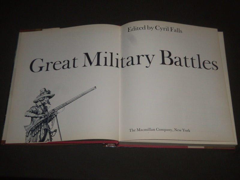 1964 GREAT MILITARY BATTLES EDITED BY CYRIL FALLS HARDCOVER BOOK - I 713