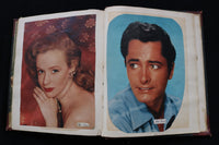 MOVIE STARS SCRAPBOOK - MARILYN MONROE-ELIZABETH TAYLOR-JANE RUSSELL - E 26439