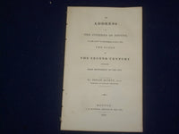1830 JOSIAH QUNICY CLOSE OF THE SECOND CENTURY ADDRESS - J 4785