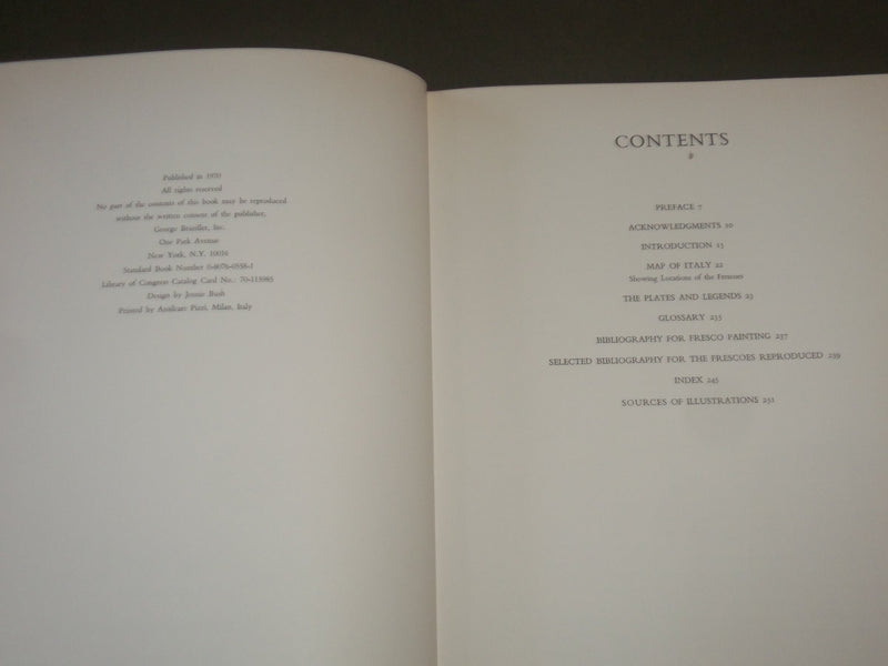 1970 THE GREAT AGE OF FRESCO HARDCOVER BOOK BY MILLARD MEISS - I 1363