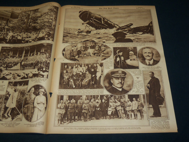 1917 JULY 15 NEW YORK TIMES ROTO PICTURE SECTION - RUSSIAN COMMISSION - NT 8989