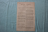 1943 THE SPECIAL SERVICE SALUTE NEWSPAPER - 16TH SPECIAL SERVICE UNIT - K 2545