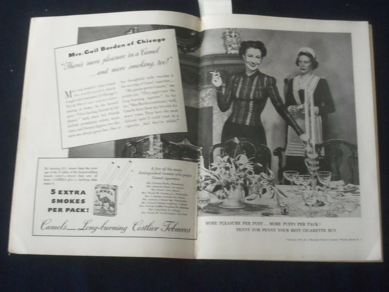 1940 JAN 1 PLAYBILL PROGRAM - THE PHILADELPHIA STORY - HEPBURN - COTTON - J 6473