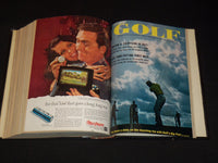 1964 JANUARY-DECEMBER GOLF MAGAZINE BOUND VOLUME - GREAT COVERS - R 425