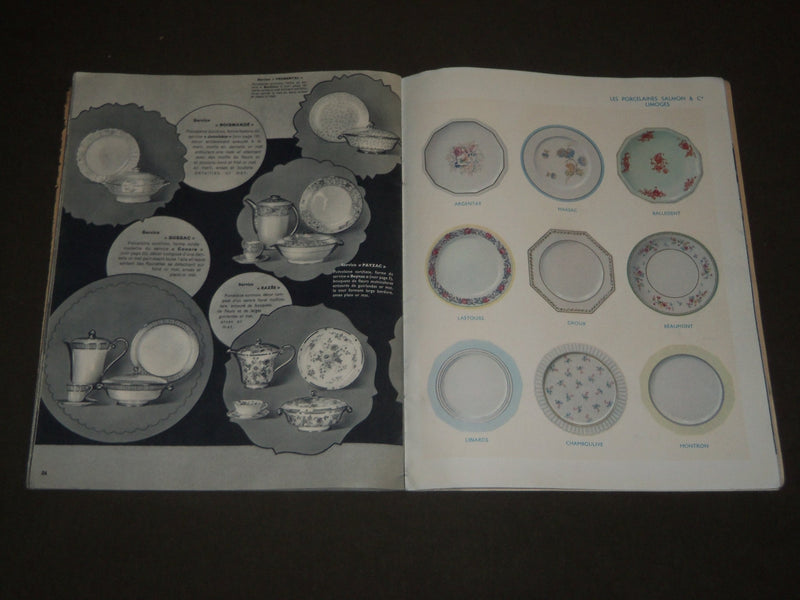 1950'S SALMON & LIMOGES CIE LES PORCELAINES FRENCH CATALOGUE - FR 503